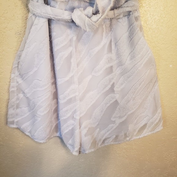 Guess By Marciano Frayed Romper, Size S, Blue - Picture 9 of 16